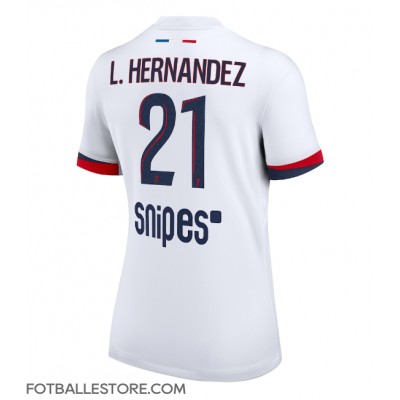 Paris Saint-Germain Lucas Hernandez #21 Bortedrakt Dame 2025-26 Kortermet Paris Saint-Germain Lucas Hernandez #21 Bortedrakt Dame 2025-26 Kortermet